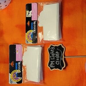 Set of 24 Place Cards New White Wedding Floral